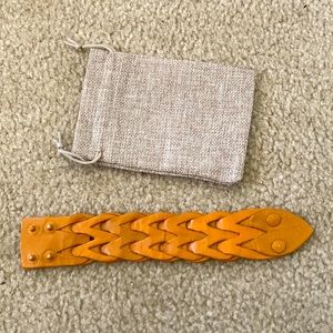 NWOT Leather Wrap Bracelet